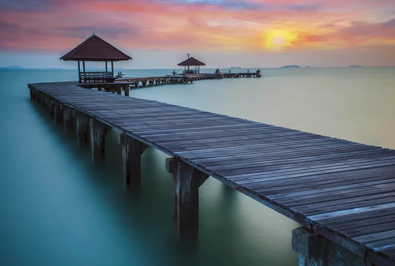 Scenolia Decorative Wallpaper for Posters 3 x 2.70 m Sea of China Design and Photo Wall XXL HD Quality
