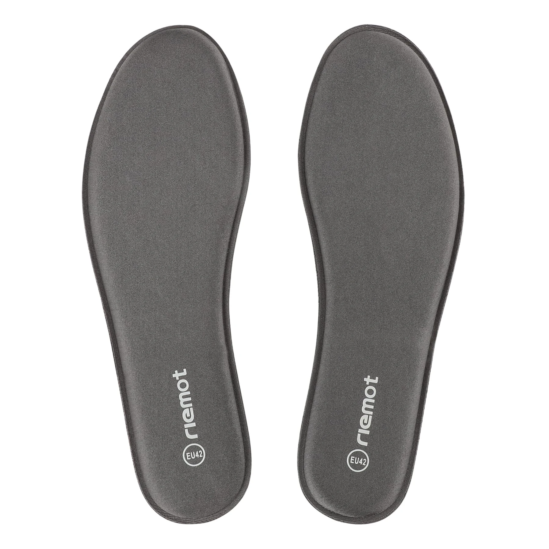 riemot Memory Foam Insoles for Men and Women,Replacement Shoe Inserts for Sports Shoes,Trainers,Sneakers,Work Boots, 7, Men Grey
