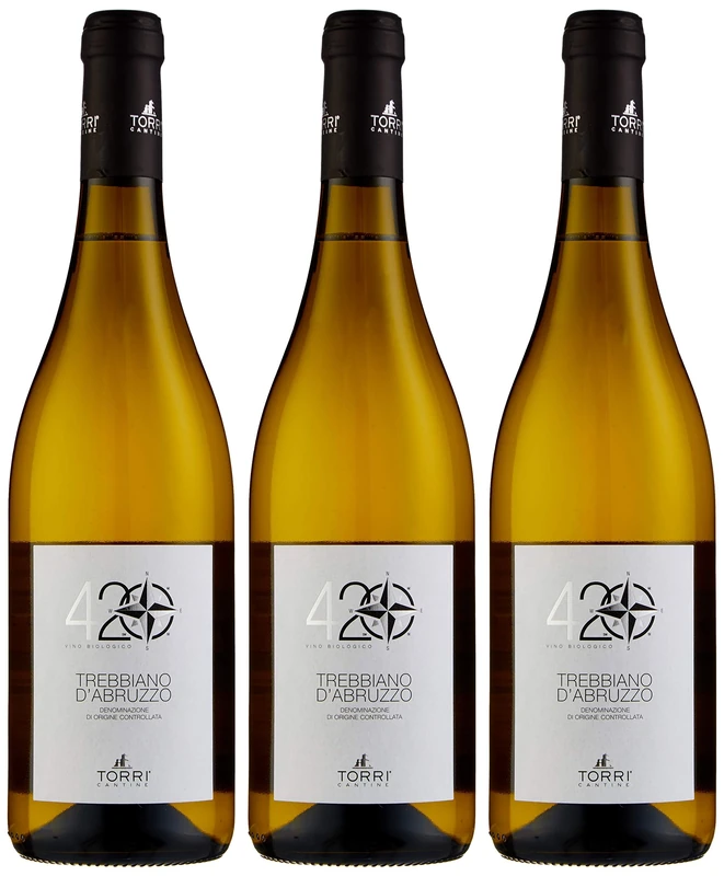 Torri Cantine 4 20 Trebbiano d'Abruzzo DOC, 75 cl, Case of 3