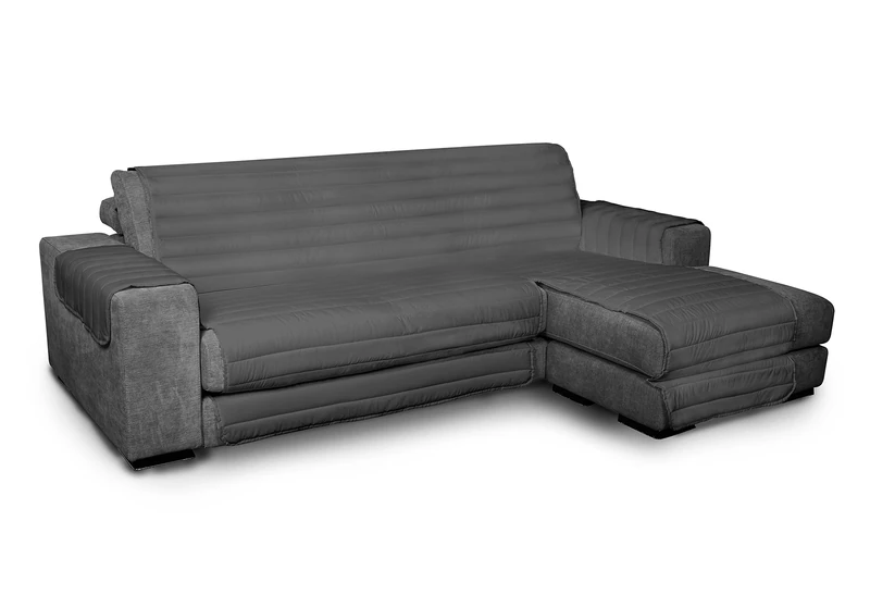 Trendy Waterproof and Doubleface Sofa Cover, Dark Grey