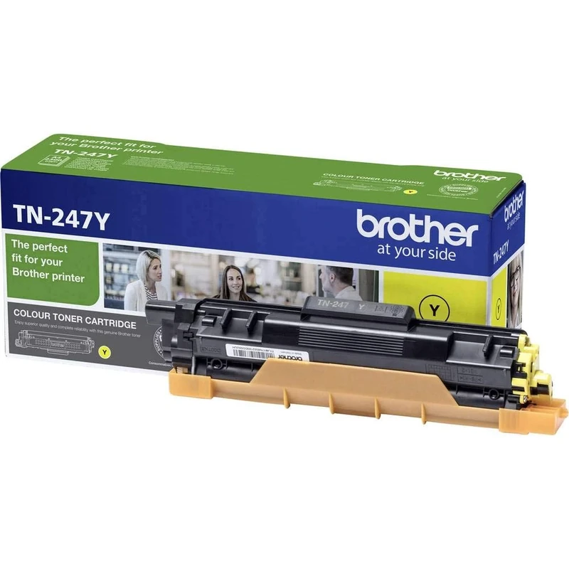 Brother TN-247Y Toner Cartridge, Yellow, Single Pack, High Yield, Includes 1 x Toner Cartridge, Brother Genuine Supplies