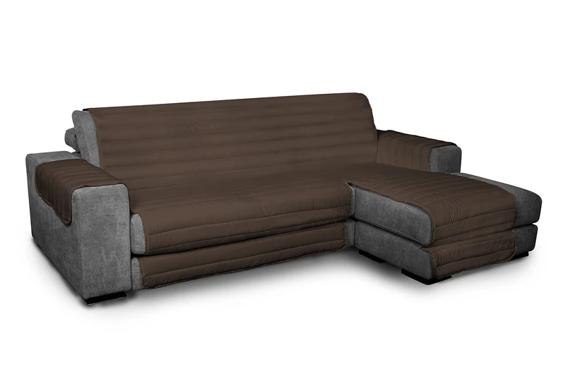 Italian Bed Linen Trendy Waterproof and Doubleface sofa cover, Brown 190cm, 100% microfiber