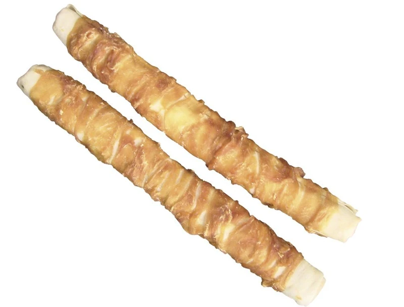 Nobby STARSNACK Barbecue Wrapped Chicken XXL Approx. 34.0 cm x 40 mm, Pack of 2, Approx. 390 g