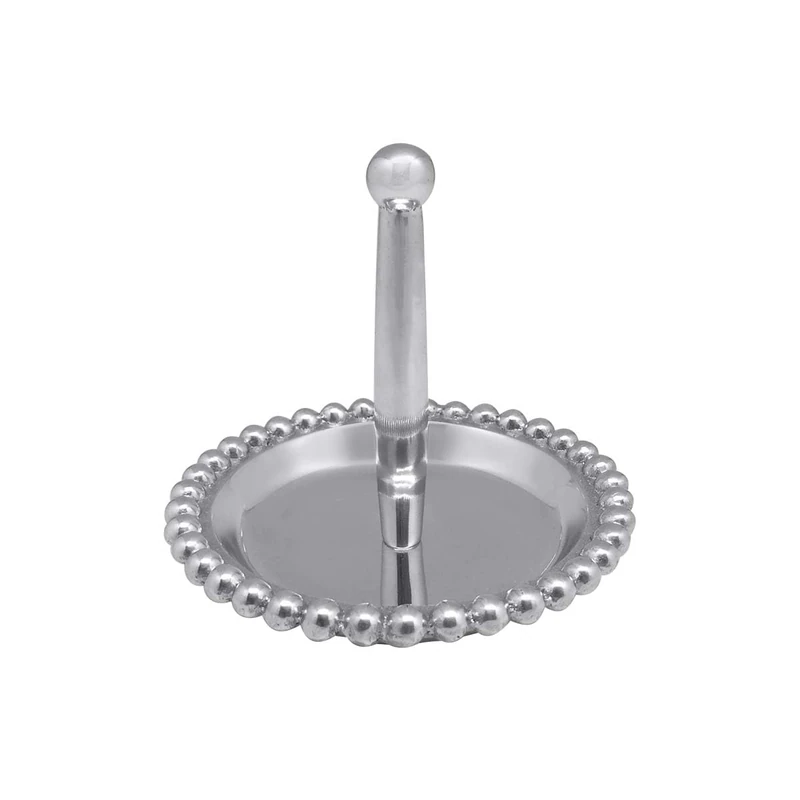 MARIPOSA Ring Dish New, Recycled Sandcast Aluminum, Silver, 4 Inches