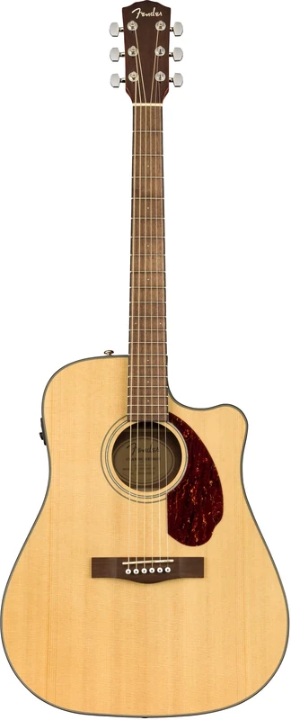 Fender CD-140SCE Dreadnought Electro Acoustic Guitar includes a Hardshell Guitar Case, Comes with Free Virtual Lessons
