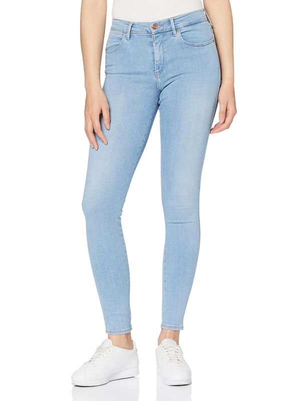 Wrangler Women's High Rise Skinny Skinny Jeans, Blue (Soft Tide 28a), W27/L32