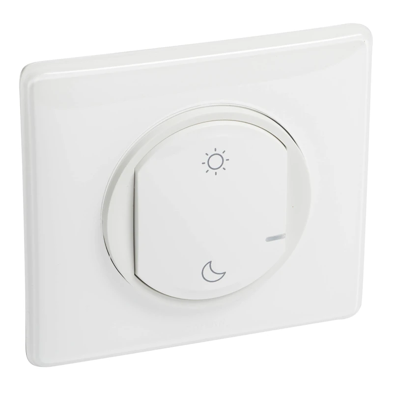 Legrand - Raise/Sleep control for connected installation Céliane with Netatmo with white lacquered plate - Image 1
