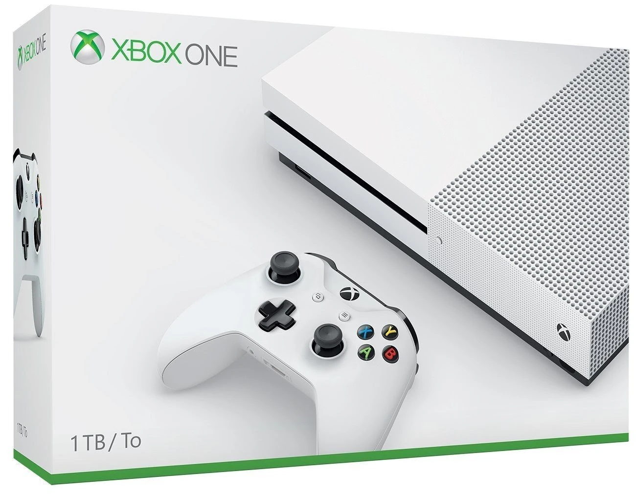 Microsoft Xbox One S 1TB - White (Renewed)
