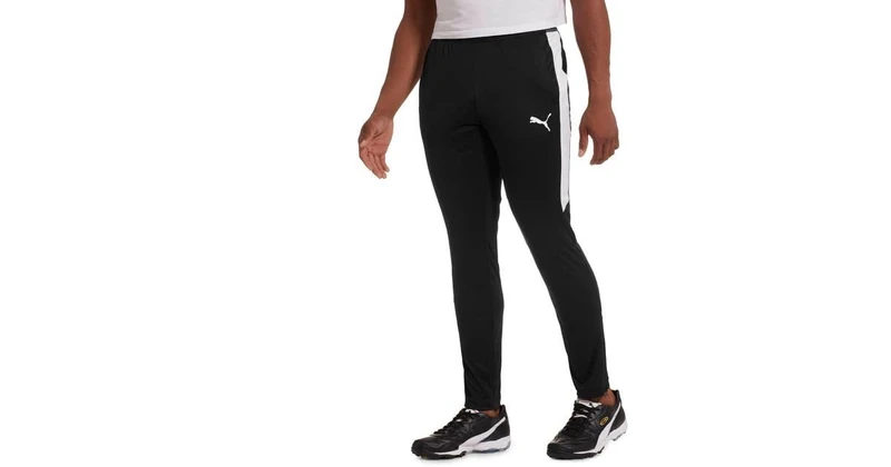 PUMA Men's Training Pant, Speed Black White, Large