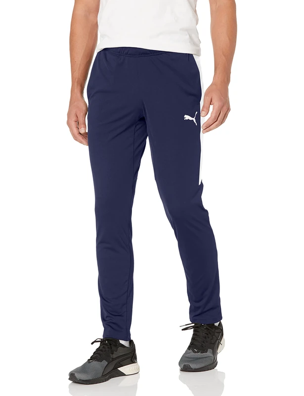 PUMA Men's Training Pant, Speed Peacoat White, Small