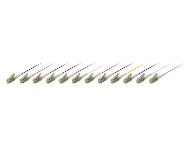 Equip Fibre Optic Cable LC/PC Pigtail Multi Mode Duplex OM4 1.00 m