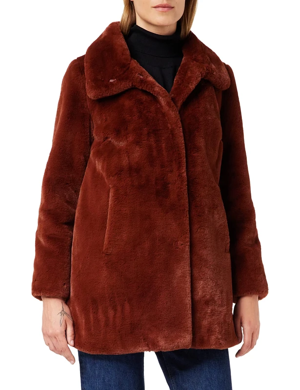 Oakwood Women's Luna Coat, Orange (Rust 0552), UK 10