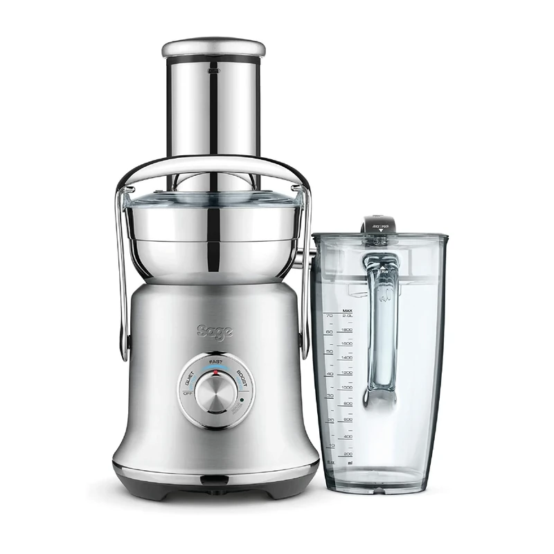 Sage Slow juicer Silver 2400W - Sage Nutri Juicer Cold XL, 2L, Stepless, 2L Capacity, Rotary, Silver, Healthy Diet, XL Capacity, Fast Setting, Short Prep Time, Noise Reduction, 2 Speed Settings