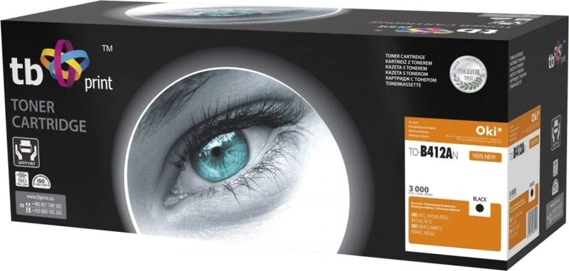Toner do Oki B412/B432 TO-B412AN BK 100% nowy