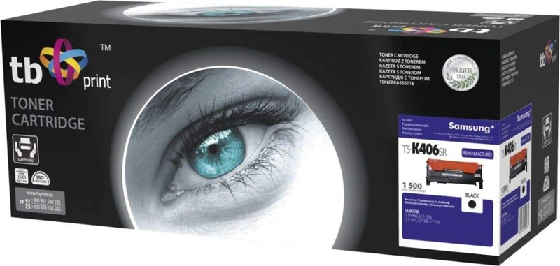 Toner do Samsung CLT406 TS-K406SR BK Ref.