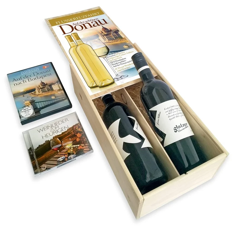 Auf der Schönen Donau - Flusskreuzfahrt (Weinbox)