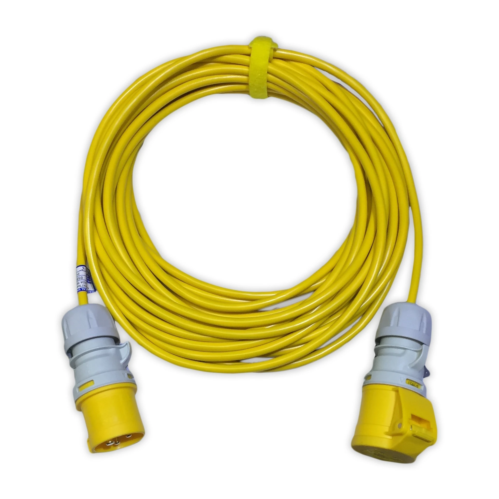 Marten 110v 16a Extension Lead 1.5mm Arctic Yellow (15m)