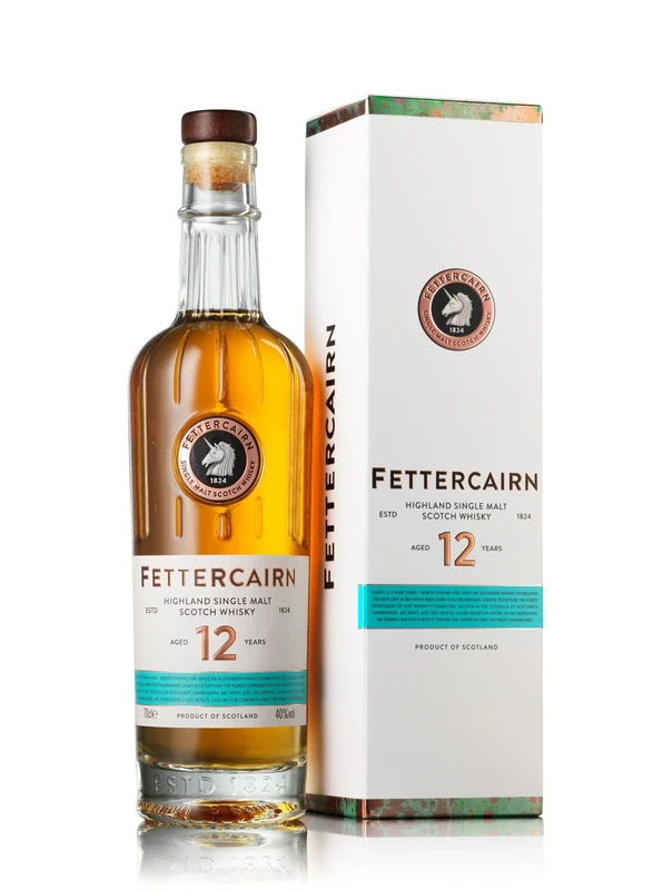 Fettercairn 12 Year Old Single Malt Scotch Whisky 70 cl | A Taste of Imagination | Premium Single Malt Whisky with Notes of Tropical Fruits | 40% ABV Aged Highland Whisky