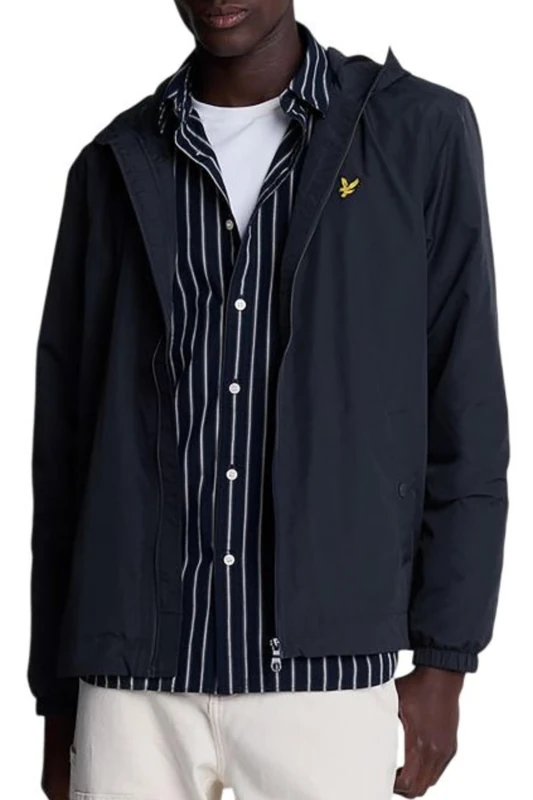 Lyle & Scott Mid Jackets Zip Through Hooded Jacket Z271 Dark Navy, XXL - Image 1