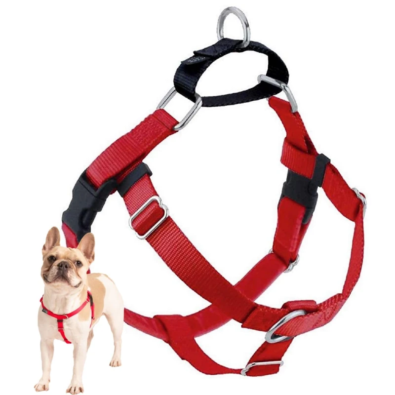 2 Hounds Design Freedom No Pull Dog Harness - MD Red