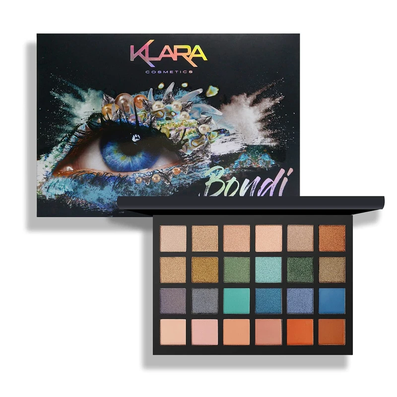 24 Eyeshadow Palette - Bondi by Klara for Women - 1.68 oz Eye Shadow