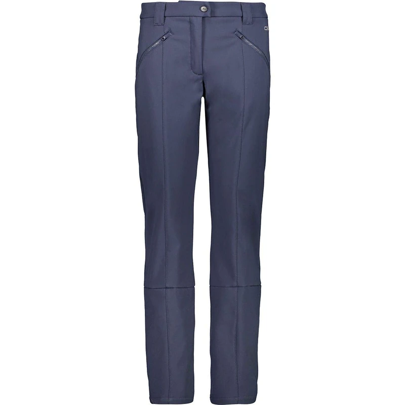 CMP - Woman Pant With Inner Gaiter, Black Blue, XS
