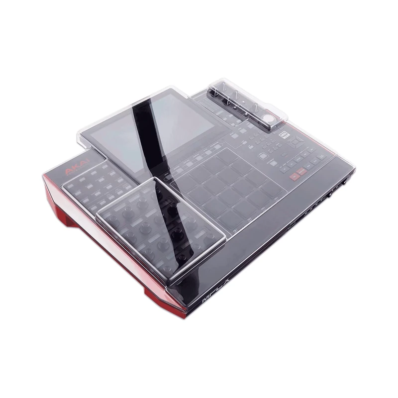 Decksaver Cover for Akai MPC X & MPC X SE - Super-Durable Polycarbonate Protective lid in Smoked Clear Colour, Made in The UK - The Producers' Choice for Unbeatable Protection