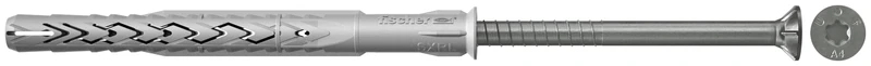fischer Frame Fixing Sxrl 8 x 100 T A4, Pack of 50, 540123