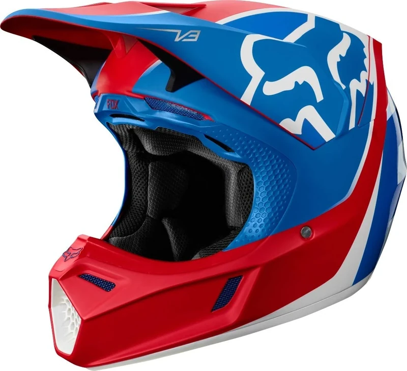 FOX Helmet V-3 Kila Blue/Red Xl