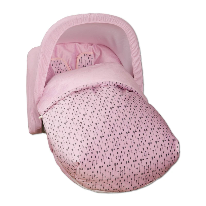Universal Complete Polar Baby Carrier + Gift Hood (Arrow Pink)