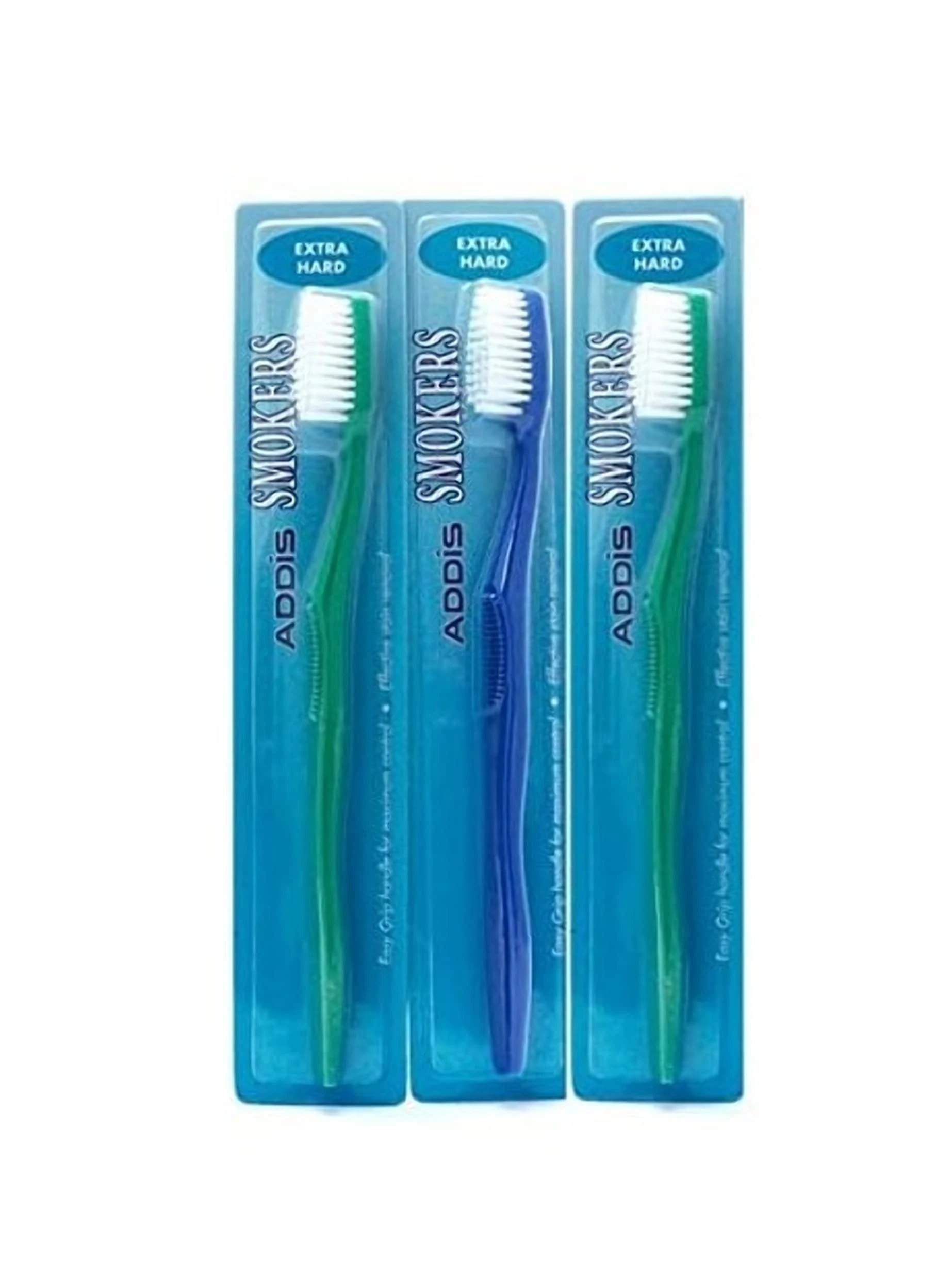 3x Wisdom Smokers Toothbrush Extra Hard Bristles