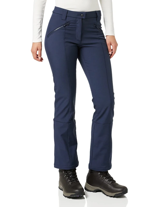 CMP - Woman Pant With Inner Gaiter, Black Blue, M