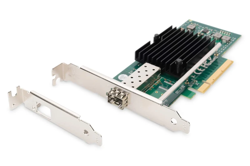 DIGITUS IO card - PCIe - SFP+ network card - 1-port - 10 Gigabit Ethernet - 10 Gbit/s - PCI-Express