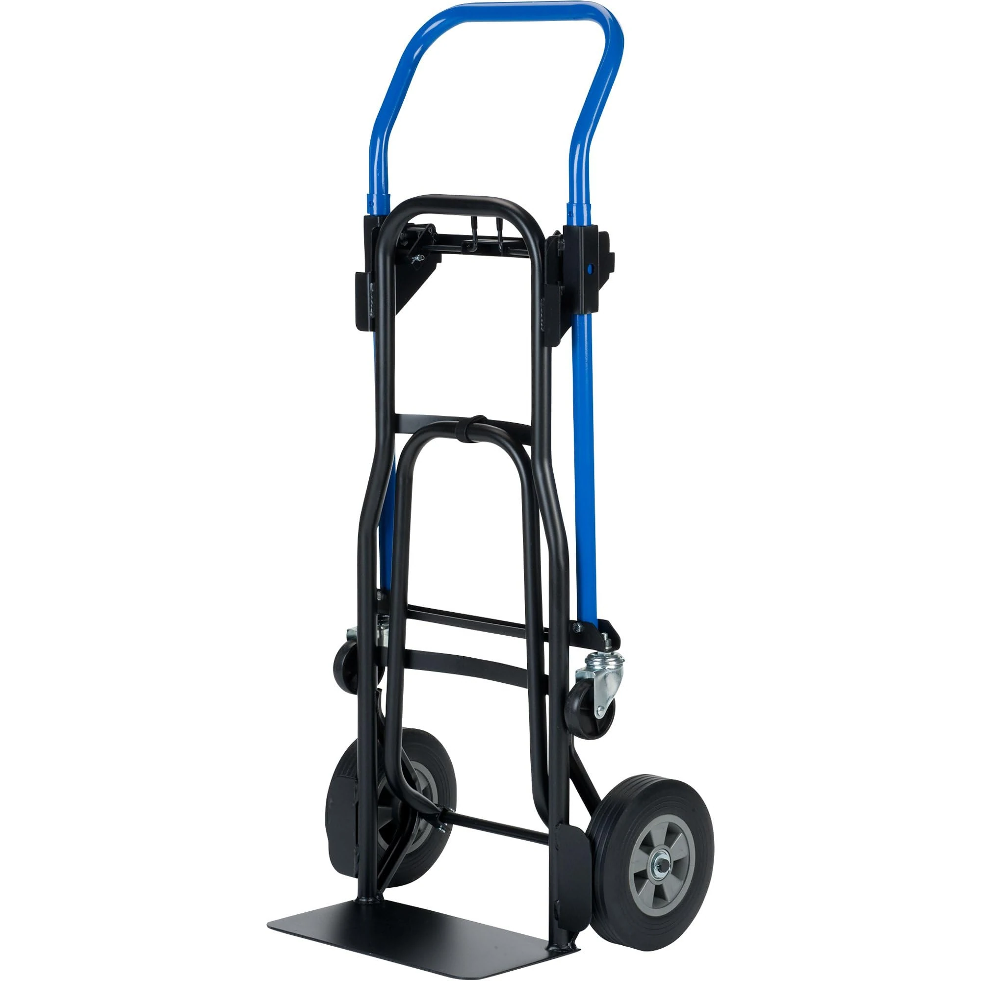 Harper Trucks 3 in 1 Quick Change Steel Convertible Hand Truck with Nose Extension, 500 lbs. Capacity (JDCJ8523EN)