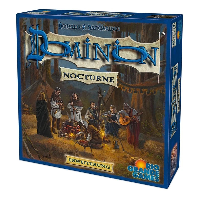 Rio Grande Games Dominion Extension - Nocturne, Blue: Board Game Expansion for 2-4 Players, Ages 13+