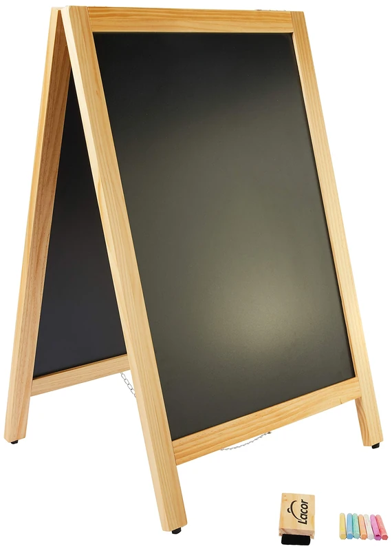 Lacor 39166 Menu Blackboard, 55 x 85 cm, Black - Image 1