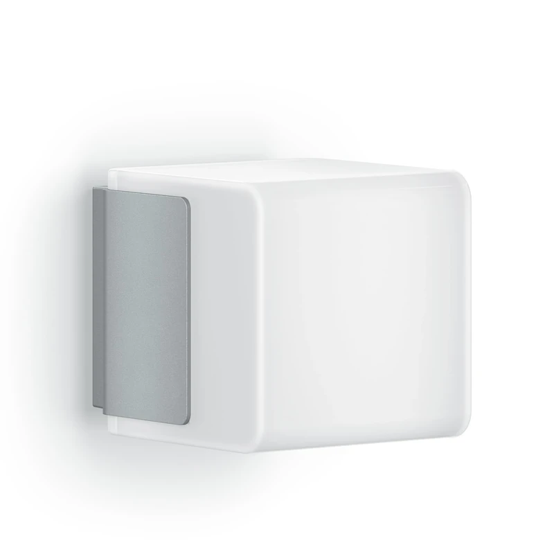 Steinel L 835 SC Silver LED Outdoor Wall Light, 160° iHF Motion Detector, Interconnectable, Adjustment by Bluetooth App