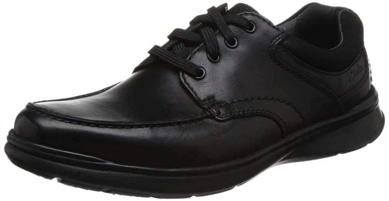 Clarks Cotrell Edge Mens Blk Smooth Lea, 13