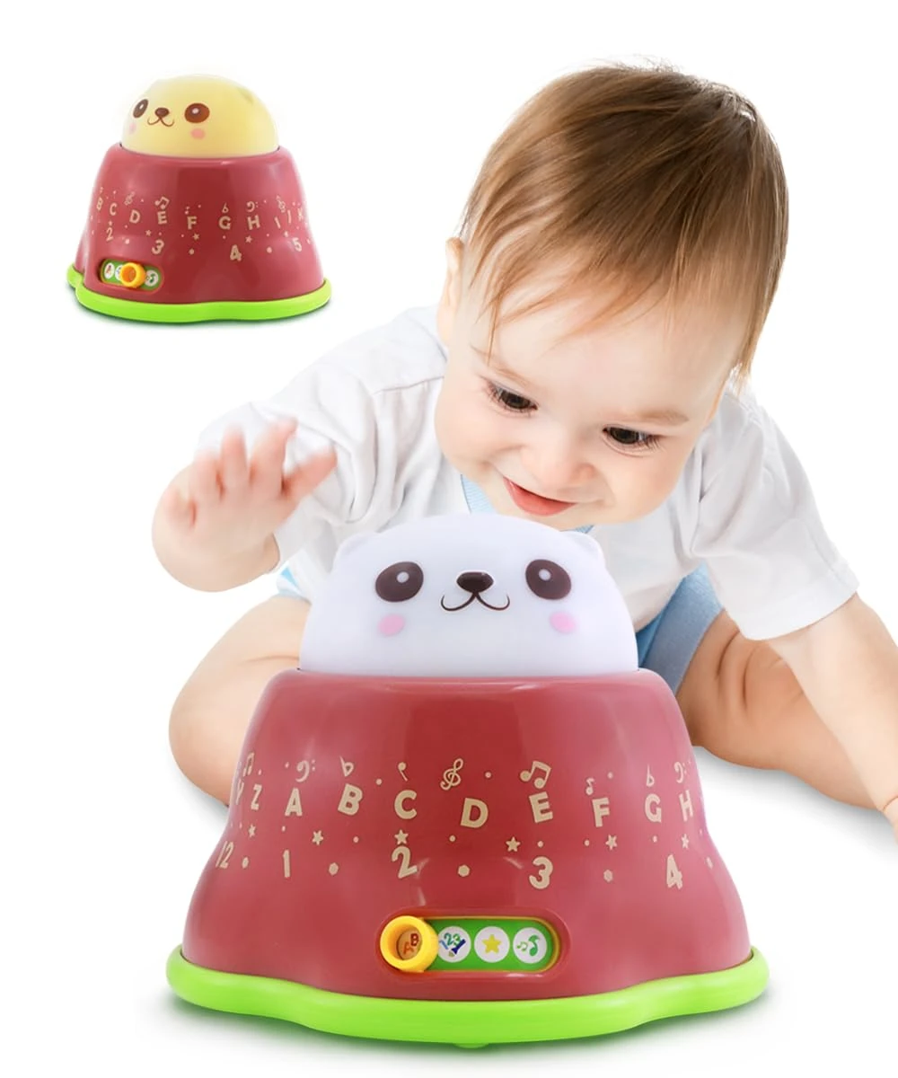 BEST LEARNING Whack and Learn Mole - Educational Interactive Light-Up Toy for Infants Babies Toddlers for 6 Month and up - Ideal Baby Toy Birthday Gift