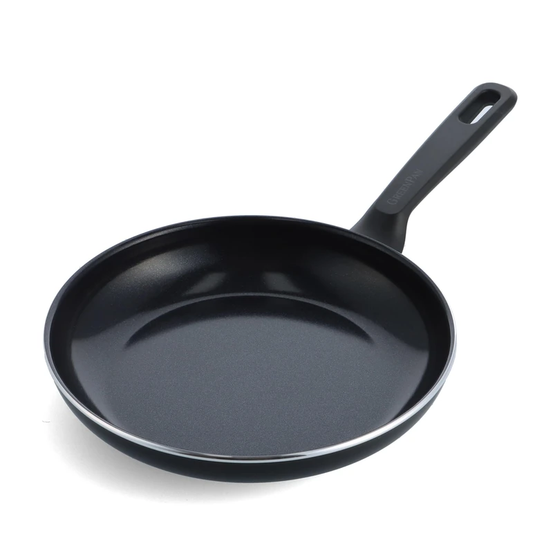 GreenPan Memphis Healthy Ceramic Non-Stick 28 cm Frying Pan, PFAS Free, Induction, Oven Safe, Black