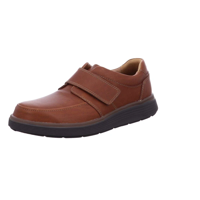 Clarks Men's 261369878 Loafer - Dark Tan Leather - 10 UK Wide