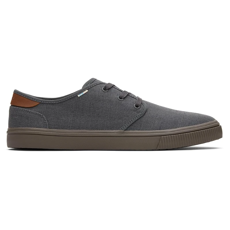 TOMS Men's Carlo Sneaker, Grey, 8 UK