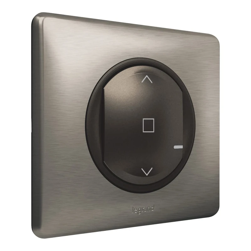 Legrand - Céliane with Netatmo Wired Roller Shutter Switch with Metal Plate
