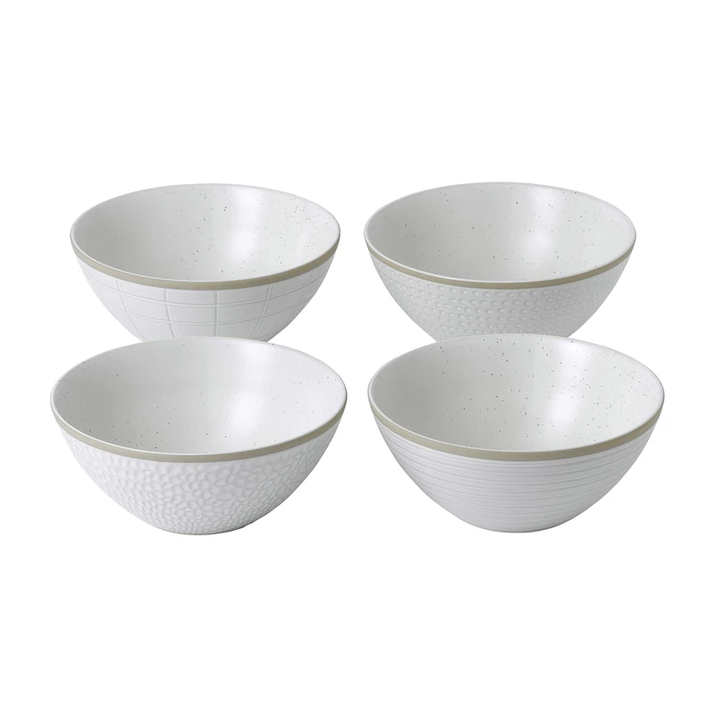 Royal Doulton Gordon Ramsay Maze Grill 40034478 16cm Bowl Set of 4 White, Stoneware