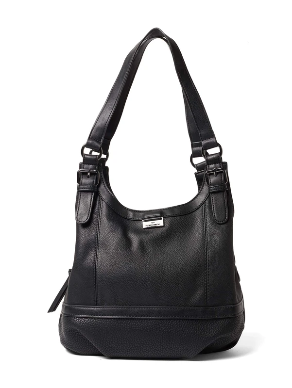 TOM TAILOR Juna Women's Shopper Shoulder Bag, black, S