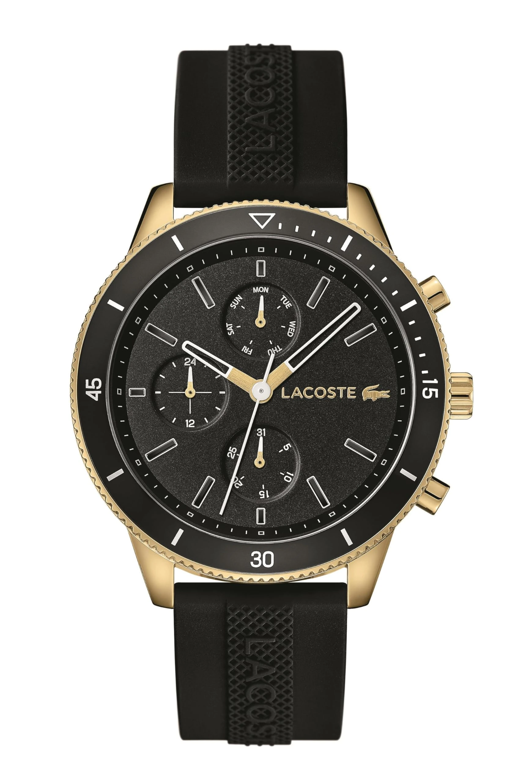 Lacoste Analogue Multifunction Quartz Watch for men with Black Silicone bracelet - 2010994