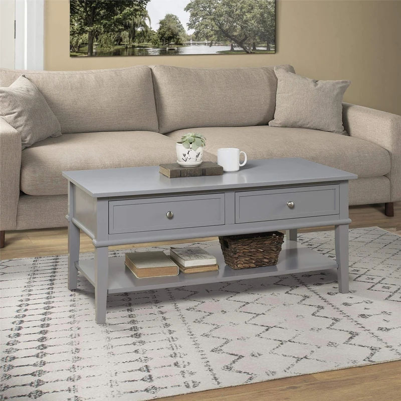 Ameriwood Franklin Coffee Table Grey