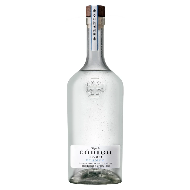 Código 1530 Blanco Ultra-Premium Tequila, Award-winning, 100 Percent Blue Weber Agave, 70cl/700ml, 38 Percent ABV
