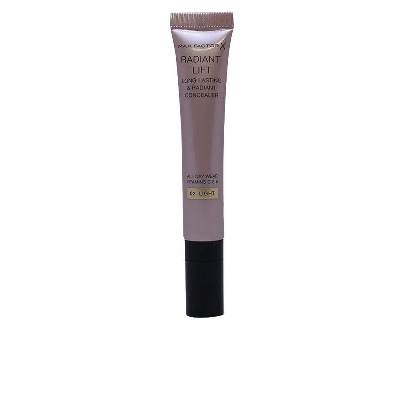 Max Factor Radiant Lift Hydrating and Brightening Concealer, Vitamins C and E, 02 Light, 7ml