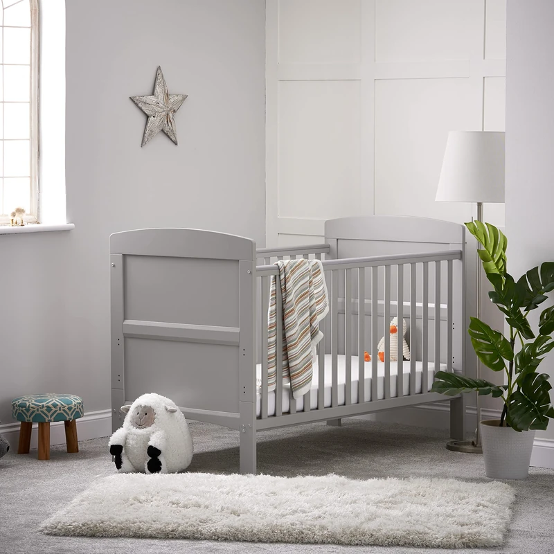 Obaby Grace Cot Bed, Warm Grey